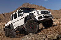 2014年に販売された「G63 AMG 6×6」。価格は8000万円で、日本へは5台が割り当てられた。