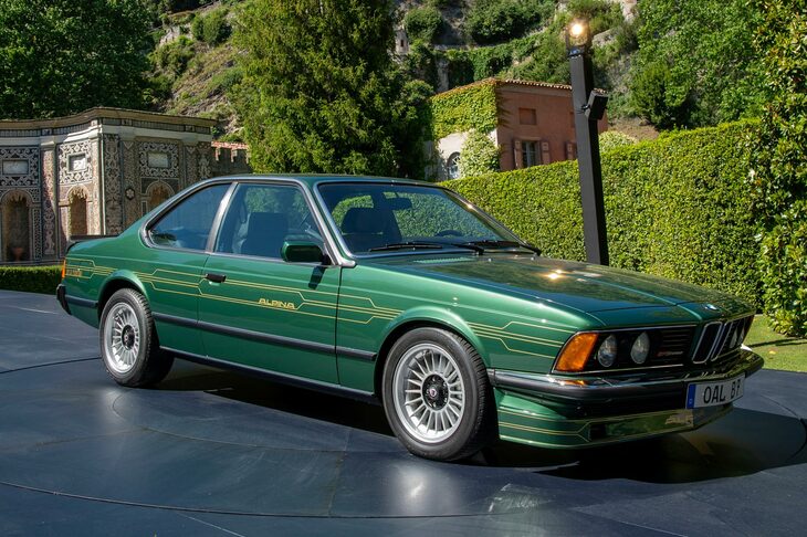「ビジョンBMWアルピナ」とともに「コンコルソ・デレガンツァ・ヴィラ・デステ」に持ち込まれた「BMWアルピナB7Sターボ」。「上品で控えめなアルピナの伝統は、受け継ぎますよ」という意思表明であると思いたい。