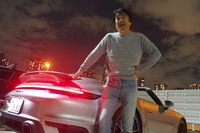 首都高の辰巳PAに到着。われわれを追い越していった「i8」と「レイス」は先に到着していた。