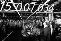 1972年には「タイプ1」の累計生産台数が「T型フォード」の1500万7033台を突破。同車は、自動車史上前例のない量販モデルとなった。