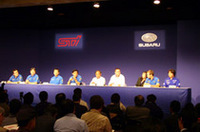 アトキンソンと新井、来季必勝を宣言〜スバルWRC活動報告会から〜の画像