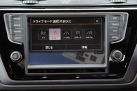 テスト車には、状況に応じてダンパーの減衰力や電動パワーステアリングのアシスト量を切り替えられる、オプションの「DCC」が搭載されていた。