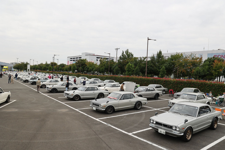 「スカイライン ハードトップ2000GT-R」（KPGC10）は最多の60台。