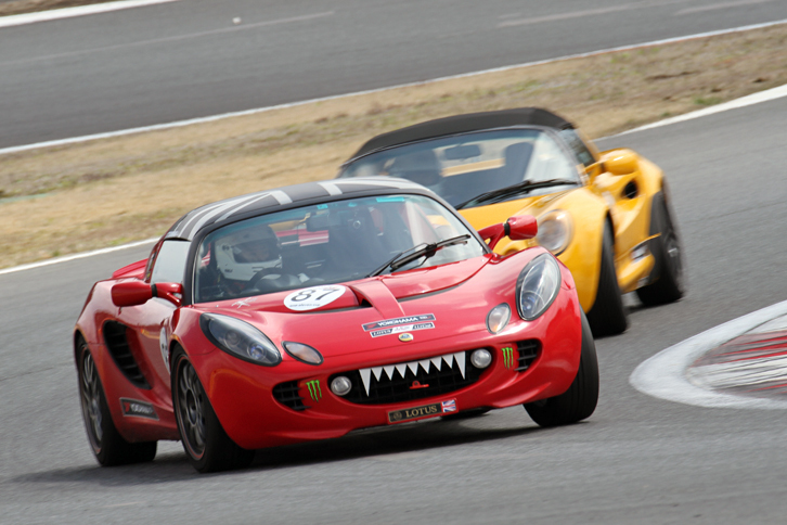 JAE LOTUS 111 CUP第1戦より、牙をむいた表情が印象的だった「フェイズ2 エリーゼ111R」。