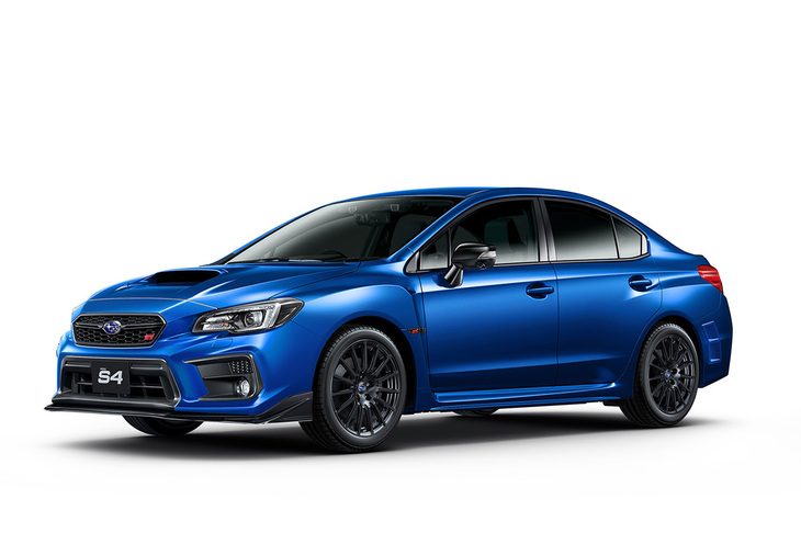 先代「スバルWRX S4」および「スバルWRX STI」（写真）向けには、「スバルウルトラスエードパッケージ」が用意された。