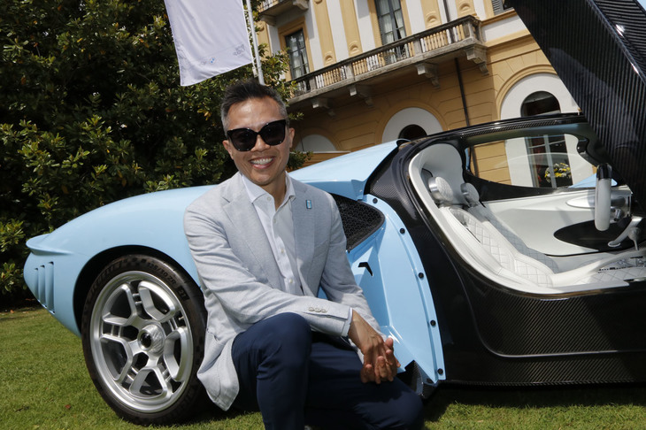 デ・トマゾのノーマン・チョイ会長。