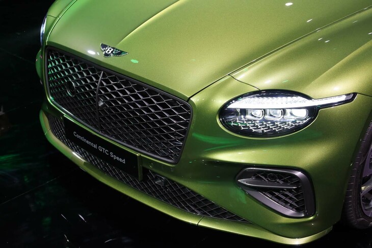 ベントレー・コンチネンタルGTCスピード（フロントまわり）