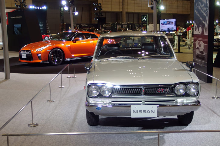 日産ブースの様子。