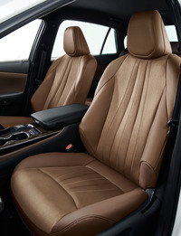 “エレガンススタイルIII”の琥珀色の専用シート表皮。