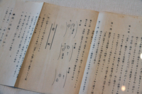 図案入りで追い越しの方法なども記された規則書。