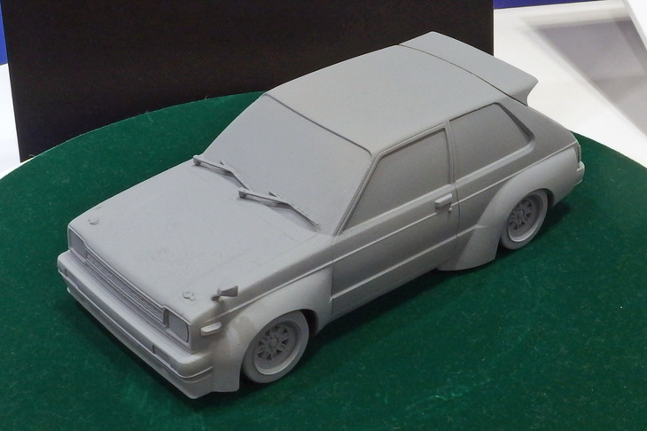 同じく1/24「トヨタ・スターレット レーシング仕様」（KP61）。