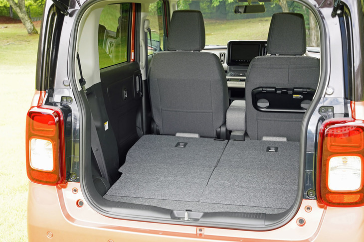 スズキ・ワゴンRスマイル ハイブリッドX（ラゲッジスペース）