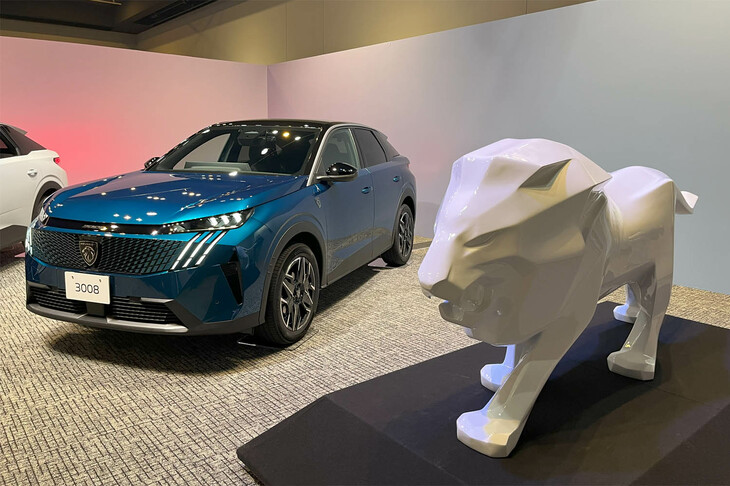 プジョー3008（フロントビュー）