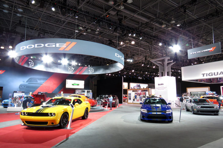 ダッジブースの様子。