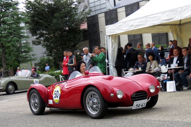 1949年式「フィアット・スタンゲリーニ1100S」。スタンゲリーニは、このジャンルのクルマの中でも特に人気が高いようで、今回のイベントにも多数の車両が参加していた。