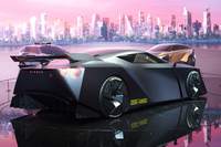 空力などまじめに考えていない、子供の絵のような造形のスポーツカーだが、実際にはその空力設計は、NISMOのレーシングチームと共同で開発されたものだった。