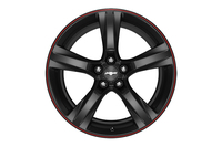 5スポークグロスブラックホイール