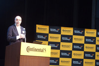 コンチネンタルタイヤ・ジャパンのマネージングダイレクター、ニコラオス・キリアゾプロス氏。