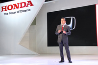 本田技研工業の八郷隆弘社長。