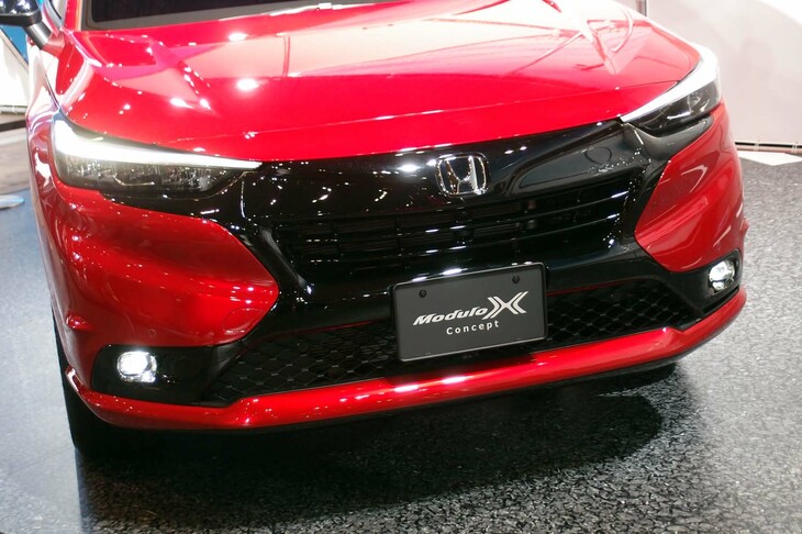 ホンダ・ヴェゼルe：HEVモデューロXコンセプト（フロントまわり）