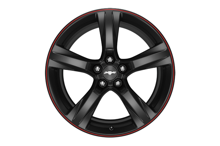 5スポークグロスブラックホイール