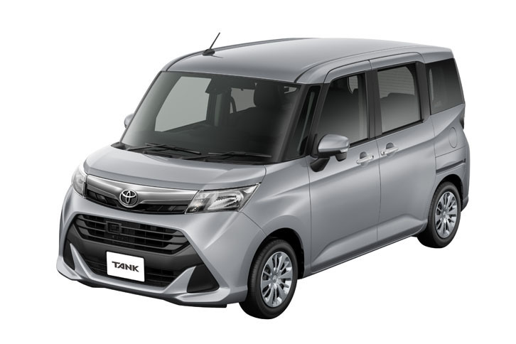 「トヨタ・タンクG“S”」。ボディーカラーはブライトシルバーメタリック。