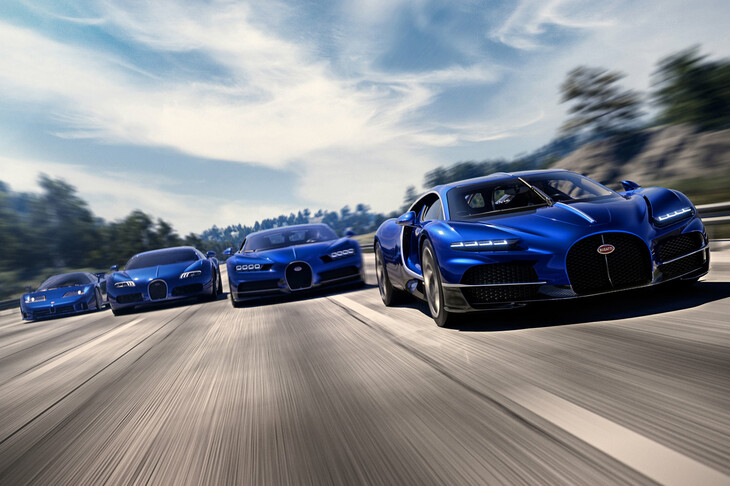 ブガッティの歴代モデル。