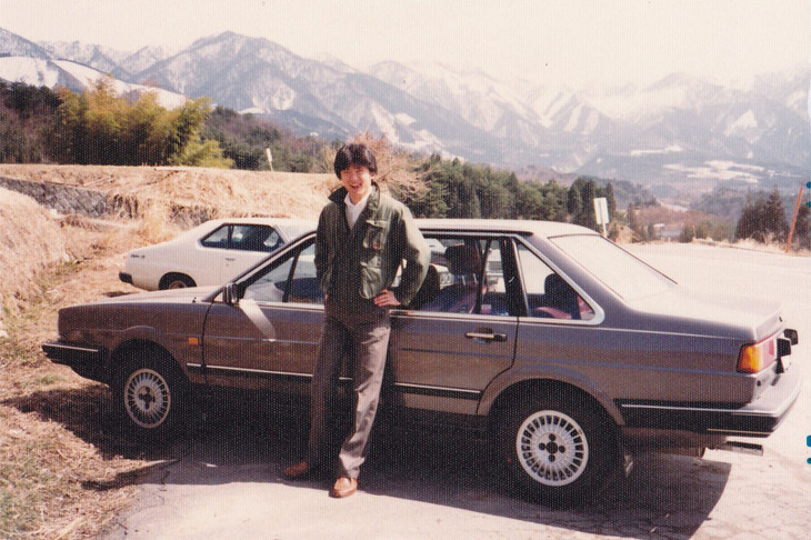 清水家にやってきたガンメタの「日産サンタナXi5」。高速道路を走ると、路面のわだちにまったくハンドルがとられず矢のように走った。その直進性たるや「これがアウトバーンの国のクルマか!!」と驚嘆した。