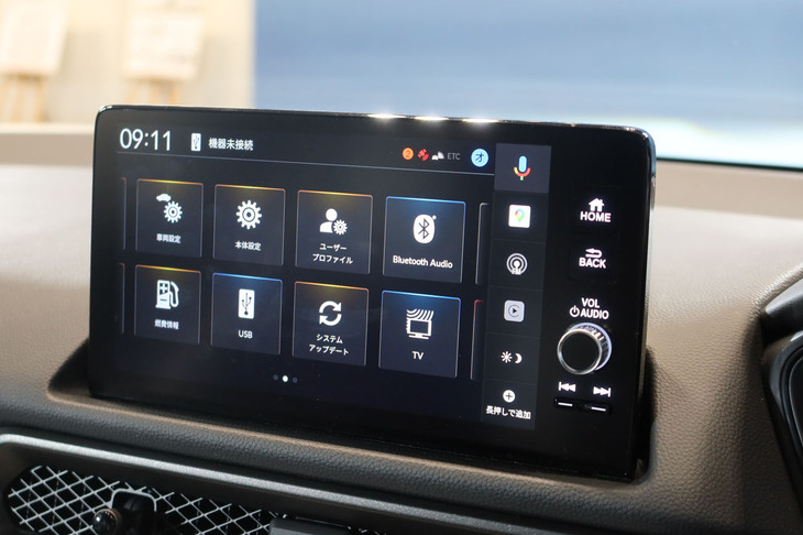 ホンダ・プレリュード（センターディスプレイ）