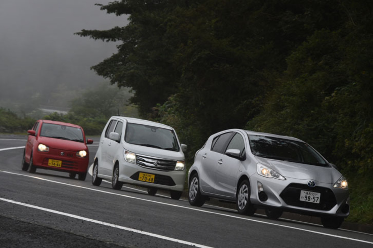 後編 燃費自慢の 走り を検証 エコな軽とコンパクト その実像に迫る 実力チェック 人気の軽とコンパクト Webcg