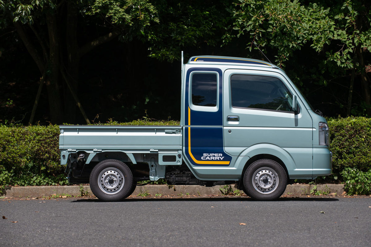 スズキ スーパーキャリイx Fr 5mt 試乗記 働くクルマにも安全と快適を Webcg スズキ スーパーキャリイx Fr 5mt 試乗記 働くクルマにも安全と快適を Webcg