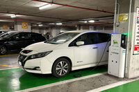 ようやく日系ブランド登場。「日産リーフ」（イタリア）。2023年8月18日。