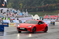 WRCドライバーによるジムカーナ対決には、「GR86」（写真）と「アバンテN」が登場。