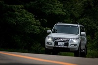 今回のテスト車は2019年4月末に発売された「三菱パジェロ ファイナルエディション」。国内向けパジェロの終売を記念して設定された700台限定の特別仕様車である。