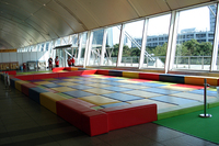 「幼児マットコーナー」。ここで思いきり体を動かしてリフレッシュ！