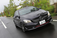 「CLA250シュポルト 4MATIC シューティングブレーク」には、メルセデスAMGのエンジニアが独自に開発したフロントアクスルとサスペンションが与えられる。