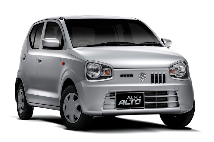 パキスタンで販売される新型「スズキ・アルト」。