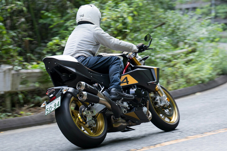 日伊合作のハンドメイドのモーターサイクル「ビモータKB4RC」は、イタリアのクラフトマンシップを感じさせる趣と、刺激的かつ懐の深い走りを併せ持つマシンに仕上がっていた。