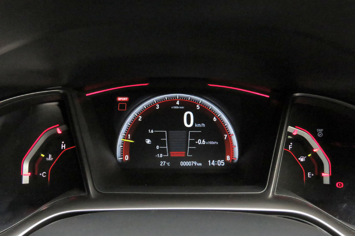 ホンダ・シビック タイプR（メーター）
