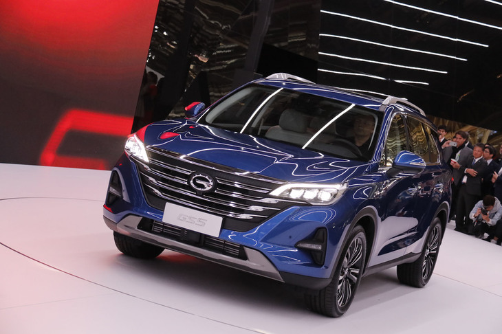 GACのコンパクトSUV「GS5」。