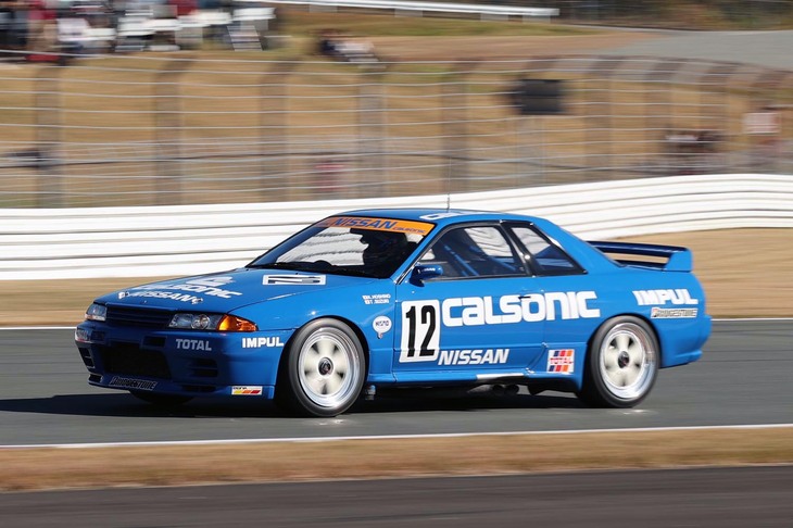 1990年の全日本ツーリングカー選手権（JTC）を制した「カルソニック・スカイライン」。「スカイラインGT-R」（BNR32）のグループA仕様で、ドライバーはもちろん星野一義氏。