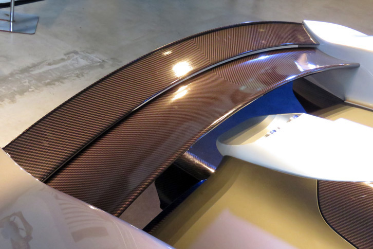 アストンマーティン・ヴァルキリー（リアウイング）