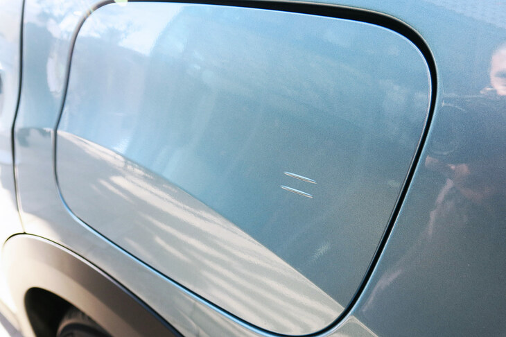 シトロエンE-C4エレクトリック（充電口）