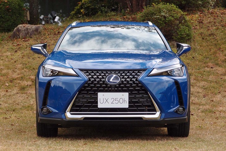 フロントまわりは、ブロックメッシュパターンのスピンドルグリルとL字型のヘッドランプが特徴となっている。