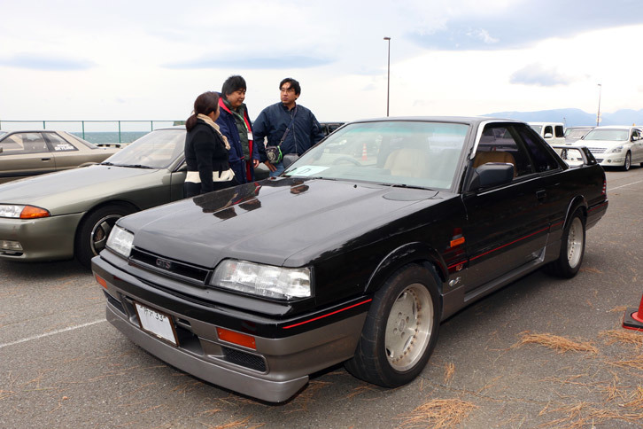 今回、最も希少だと思われたのが、「スカイライン オーテックS＆Sバージョン ドリフトパッケージ」だ。総生産台数はわずか5台といわれ、オーナーさんによれば「走行できるのはこの1台くらい」とか。