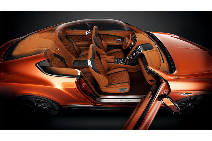 「ブラックエディション」のインテリア。