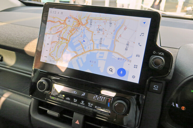 トヨタ・シエンタ ハイブリッドZ 7人乗り（インフォテインメントシステム）