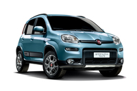 「フィアット・パンダ4×4コンフォート」。写真のボディーカラーは、ベネチアンブルー。
    