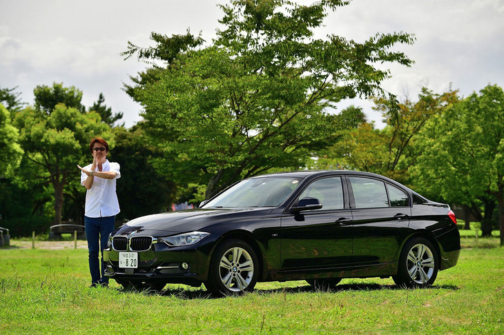 2017年7月に中古で購入したエリート特急こと、先代「BMW 320d」。なんだかんだで5年間・5万km以上の付き合いとなった。（写真＝池之平昌信）