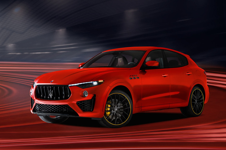 「レヴァンテFトリブート」。ボディーカラーは「ロッソ・トリブート」。